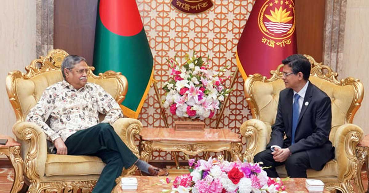 Cabinet Secretary Pays Courtesy Call On President At Bangabhaban