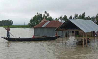 কুড়িগ্রামে পানিবন্দী ৫০ হাজার মানুষ