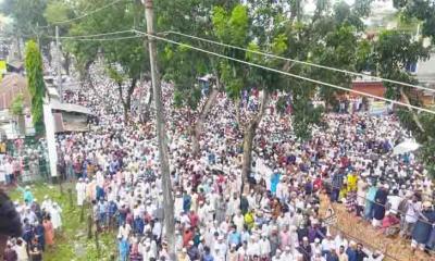 দেলাওয়ার হোসাইন সাঈদীর জানাজা সম্পন্ন