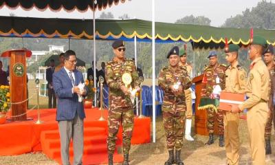 ঝিনাইদহ ক্যাডেট কলেজের বার্ষিক ক্রীড়া প্রতিযোগিতার উদ্বোধন