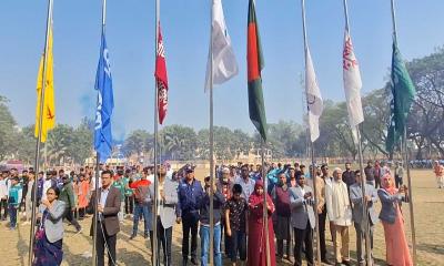 জয়পুরহাটে তারুণ্য উৎসব উপলক্ষে টুর্নামেন্টের উদ্বোধন 