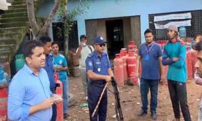 দাউদকান্দিতে এলপিজি গ্যাস বোতলজাতকরণের দায়ে তিনজনের দণ্ড