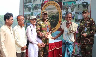 বাঘাইহাট জোনের উদ্যোগে বন্যাদুর্গতদের পুনর্বাসনের জন্য আর্থিক সহায়তা  