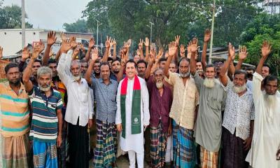 দামুড়হুদার বিভিন্ন ইউনিয়নে হাশেম রেজার নির্বাচনি গণসংযোগ 