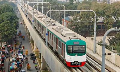 উত্তরা-মতিঝিল রাত পর্যন্ত চলবে মেট্রোরেল