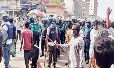 জুরাইনে পুলিশ-অটোরিকশা চালকদের ধাওয়া-পাল্টা ধাওয়া