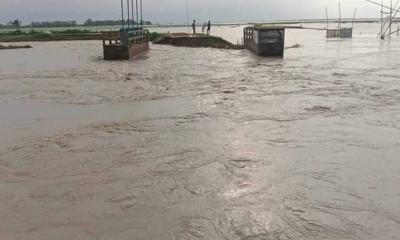 আজমিরীগঞ্জে পাহাড়পুর রাস্তার সংযোগ বিচ্ছিন্ন!