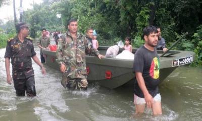 বন্যার্তদের উদ্ধারে সেনাবাহিনীর জরুরি নম্বর